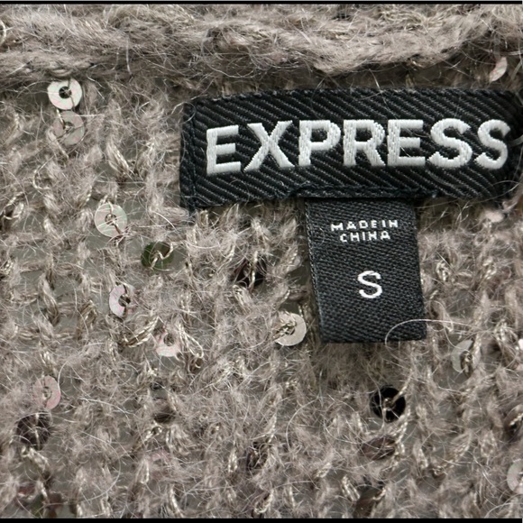 Brown Sparkly Cardigan from Express - Picture 4 of 4